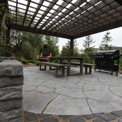Pergola & Table Landscaping Ann Arbor Michigan